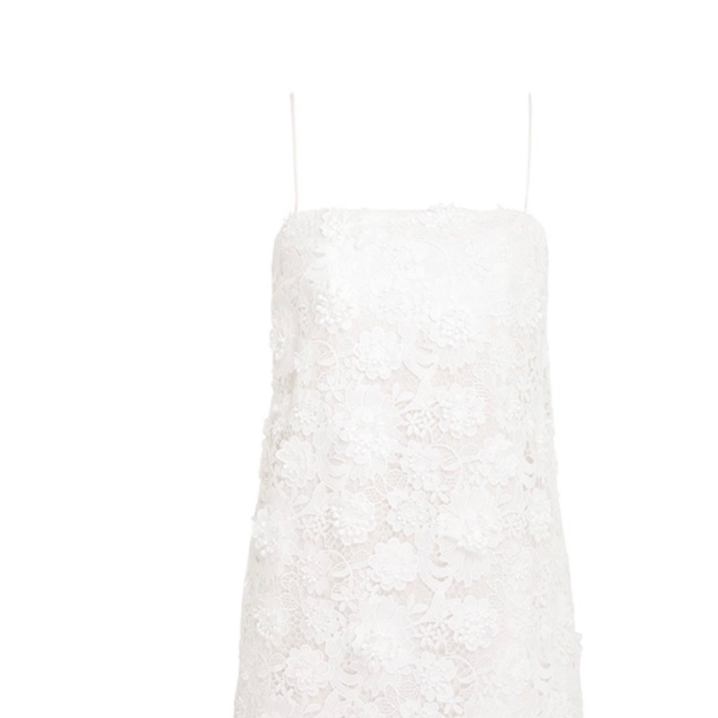 Raie Guipure Lace Mini Dress, Size 3; Us 6